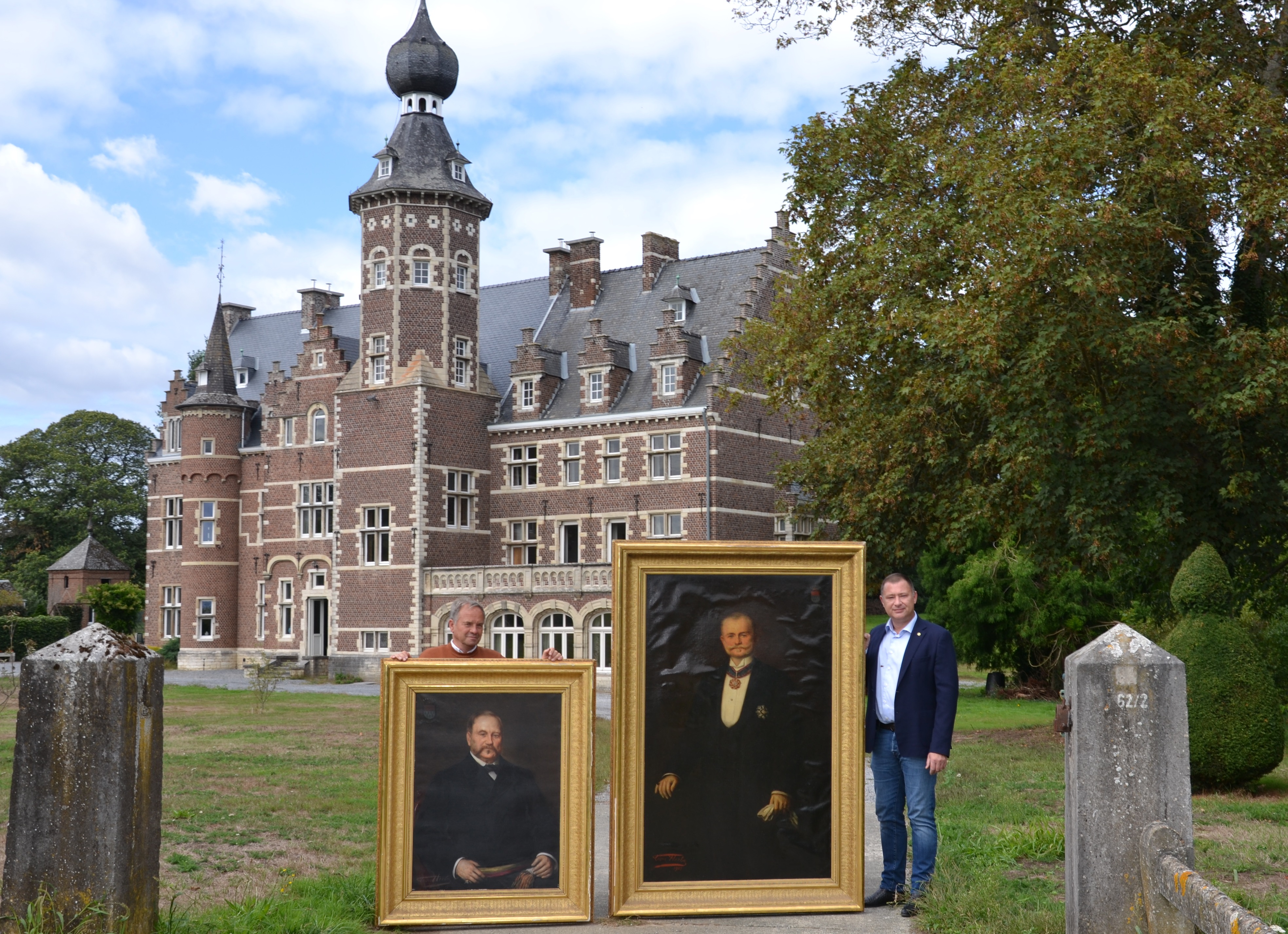 Gemeente Glabbeek koopt 2 schilderijen uit begin 20ste eeuw van gewezen burgemeesters