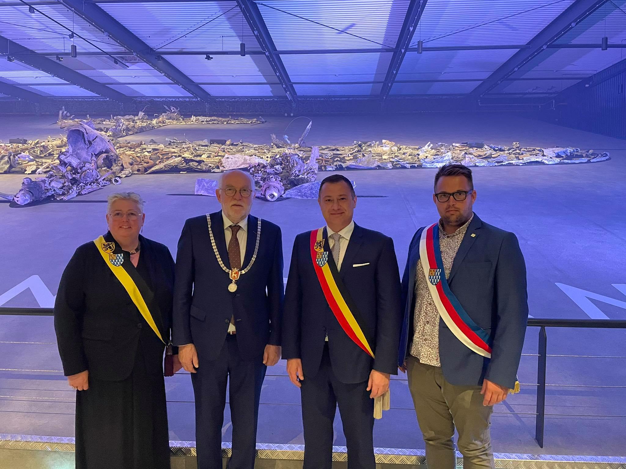 Nieuw Lancasterpaviljoen in Nederlandse oorlogsmuseum van Overloon werd officieel geopend in aanwezigheid van een delegatie uit Glabbeek